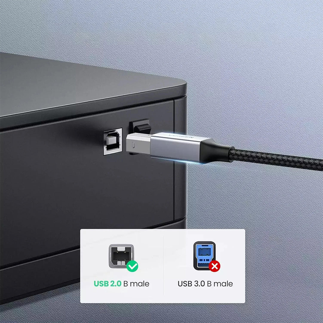 Kabell USB-C (M) Ne USB-B 2.0 (M) 2m Ugreen
