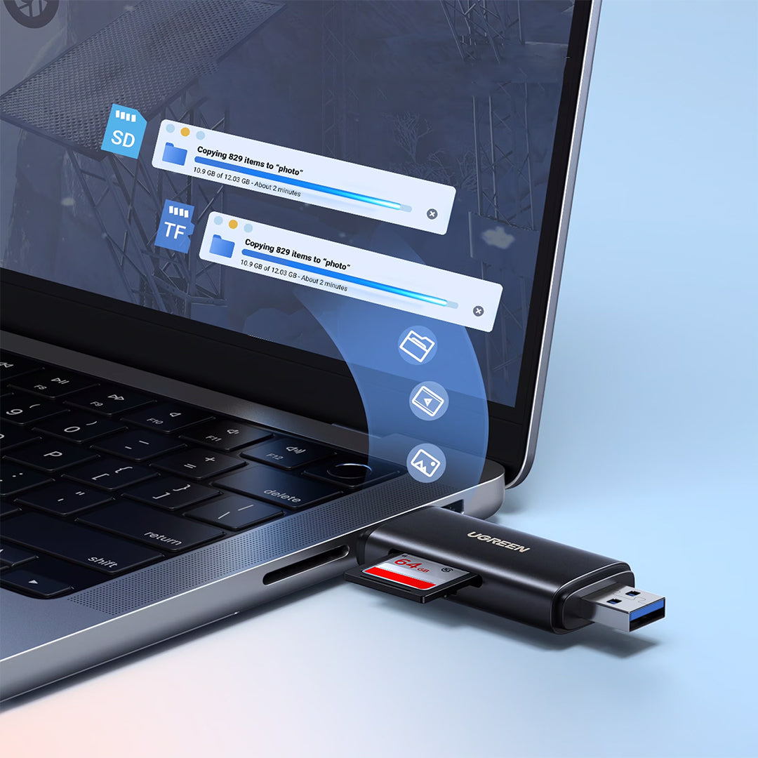 Lexues Kartash SD/TF 2 Ne 1 Ugreen Me Porte USB-C/USB-A