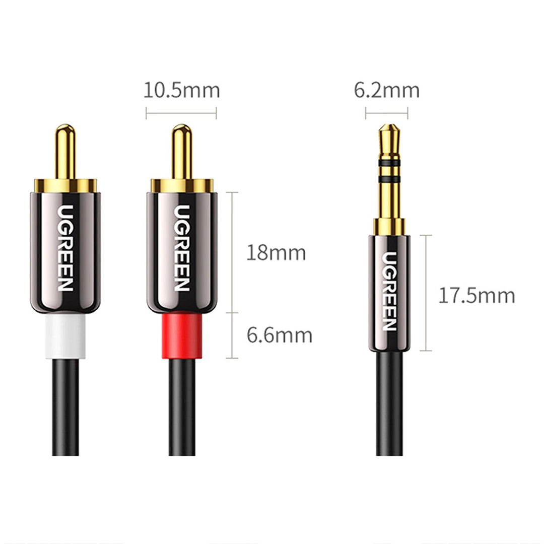 Kabell Audio Ugreen 3.5mm Ne 2RCA (M-M) 5m