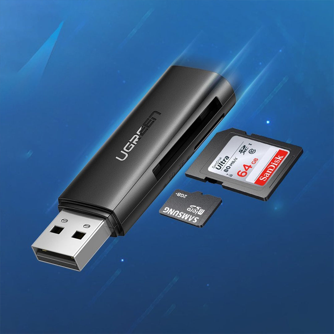 Adaptor Me Porte USB 3.0 Per Karte TF Dhe SD Ugreen