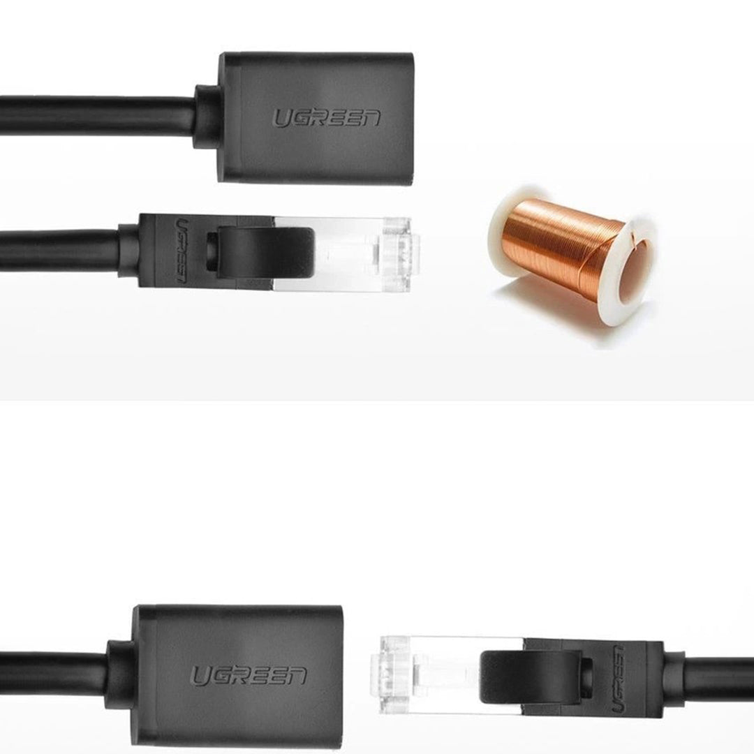 Kabell Ethernet Ugreen Nga RJ45 (F) Ne RJ45 (M) F/UTP Cat. 6 1 Gbps
