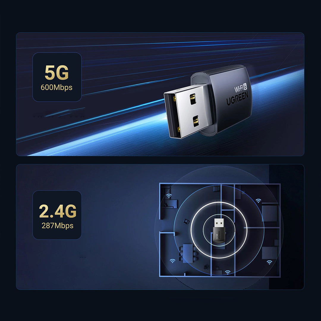 Adaptor Wireless Dual Band AX900 Ugreen