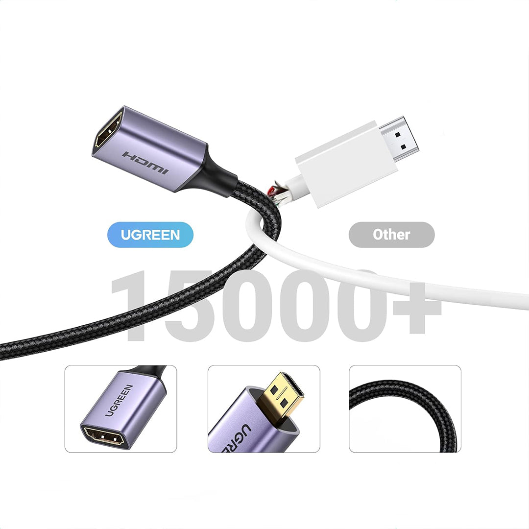 Kabell Micro HDMI - HDMI 4K 25cm Ugreen