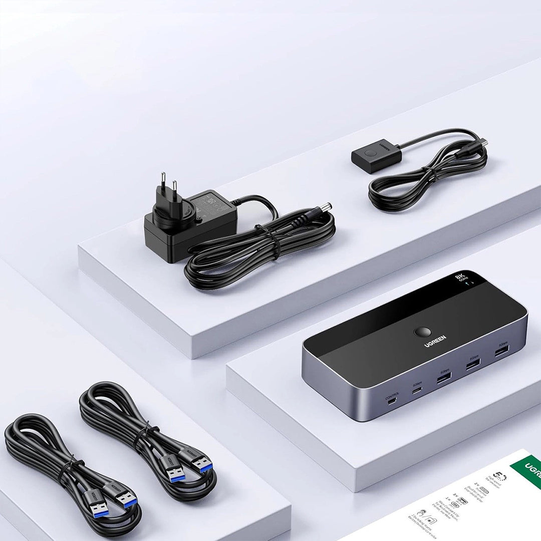 KVM Switch 2x2 Me DisplayPort Ugreen