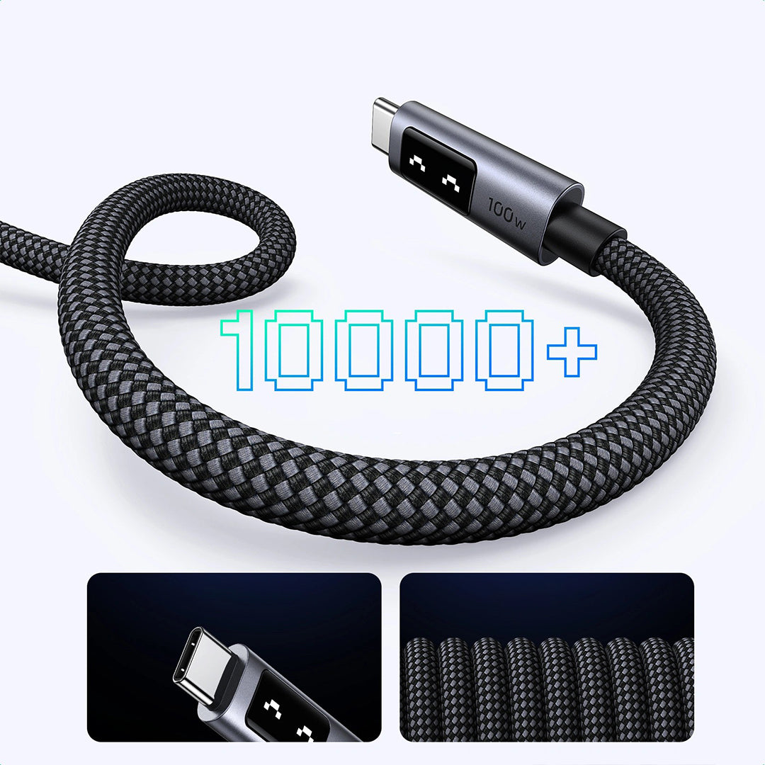 Kabell USB-C (M) Ne USB-C (M) Uno 100W 5A 1m Ugreen