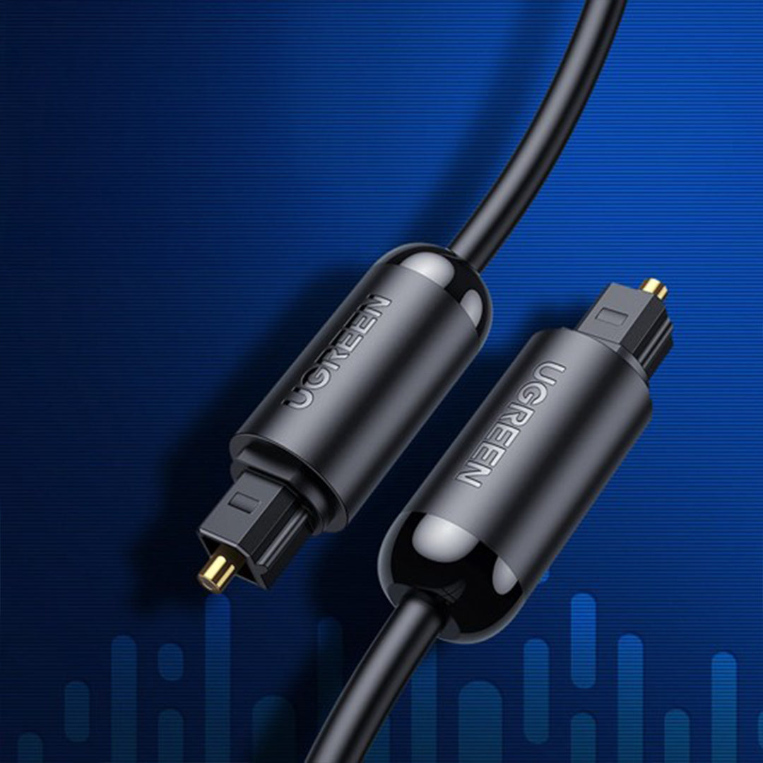 Kabllo Audio Optike Ugreen me Lidhes Toslink/SPDIF, 1m