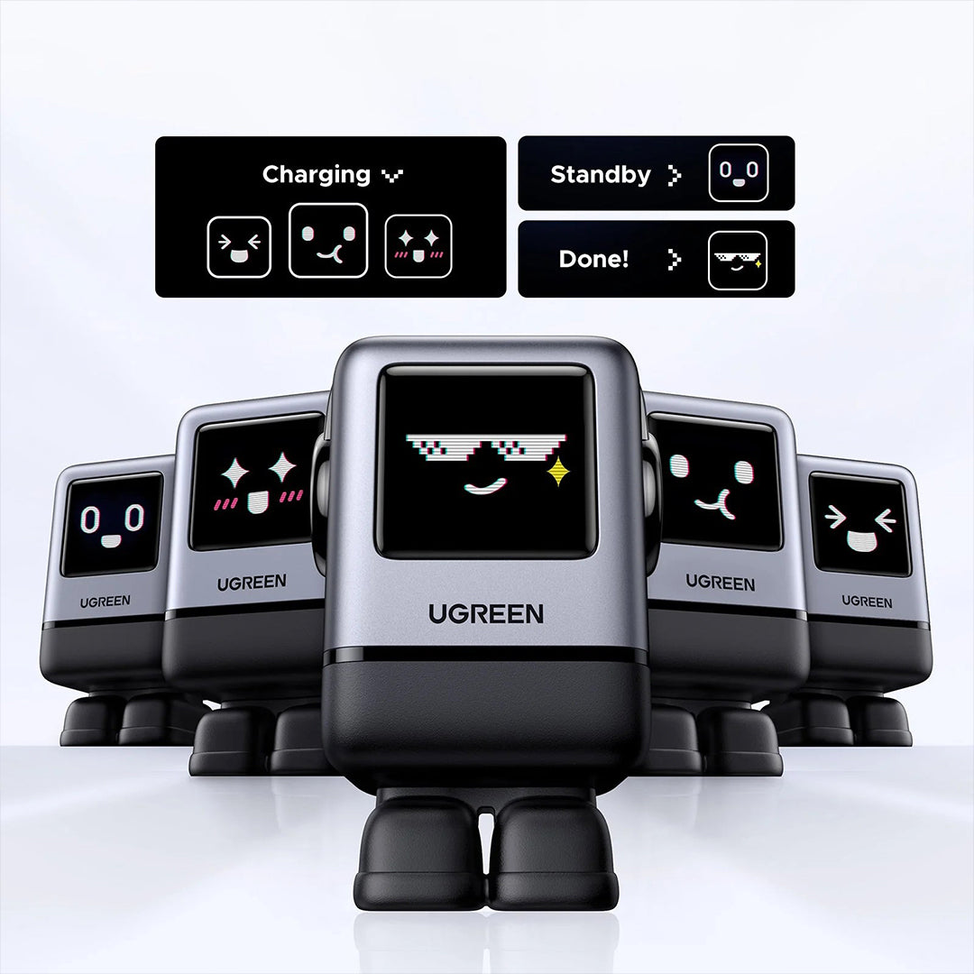 Adaptor Karikimi Uno 100W GAN Ugreen Me Porta 3xUSB-C & 1xUSB-A