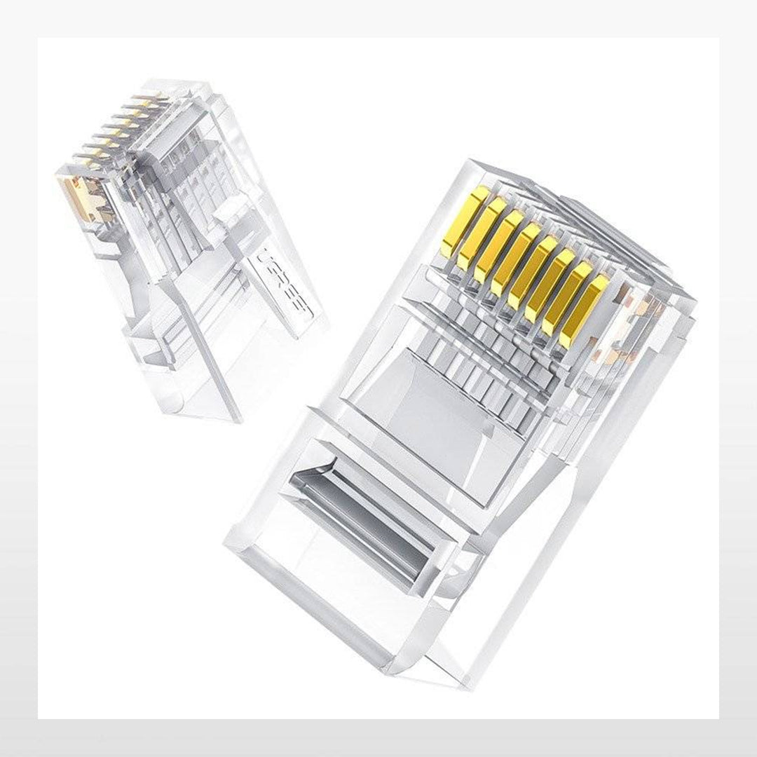 Lidhes RJ45 Cat 6 8P8C Transparent 10pcs Ugreen
