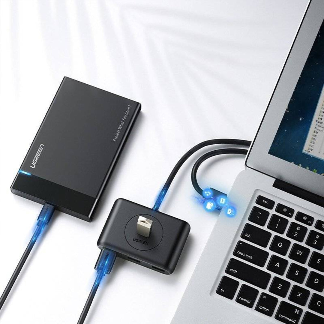 Hub Splitter UGreen Me Porta 4x USB 3.0 Dhe Fishe USB-C/USB-A