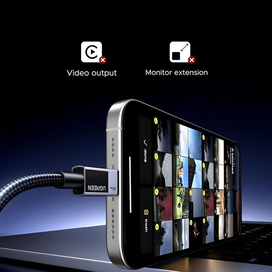Kabell USB-C (M) Ne USB-C (M) Ugreen 1m