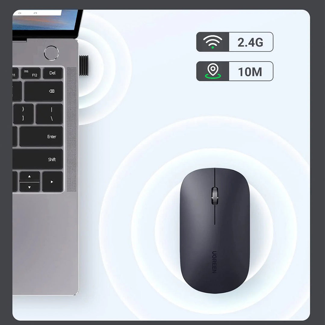 Maus Wireless Per Kompjuter Dhe Laptop UGreen 4000DPI