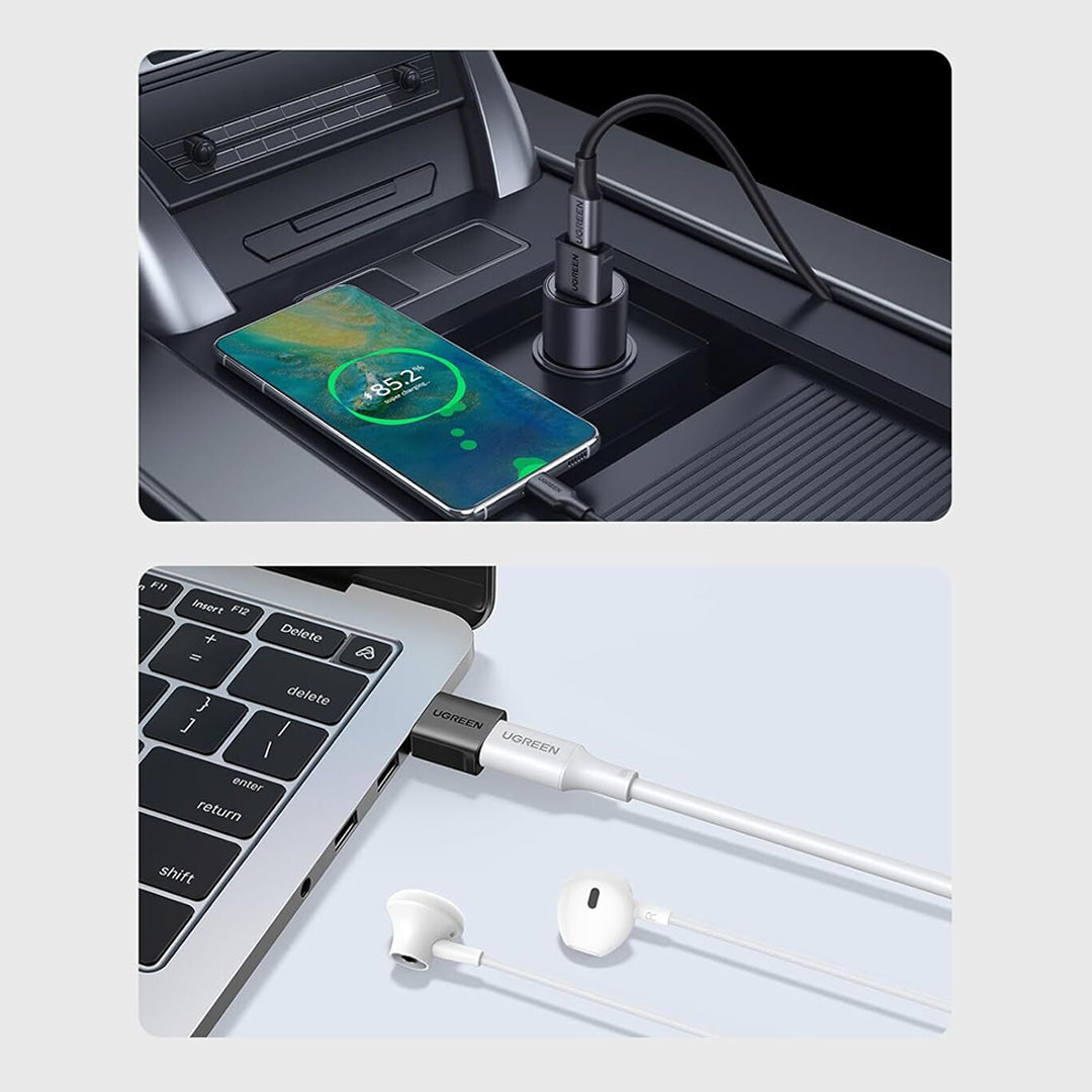 Set Adaptoresh USB-A (M) NE USB-C (F) UGreen