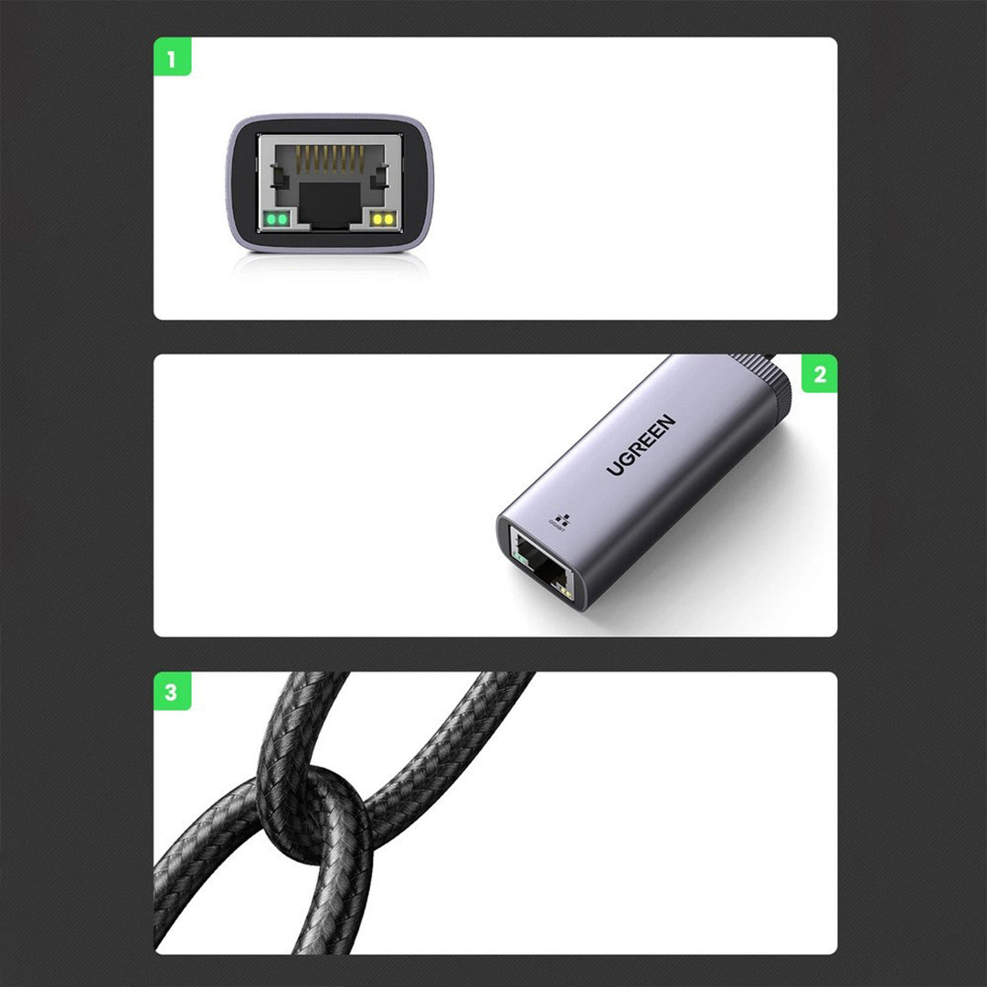 Adaptor Rrjeti Nga USB-C Ne RJ45 Ugreen