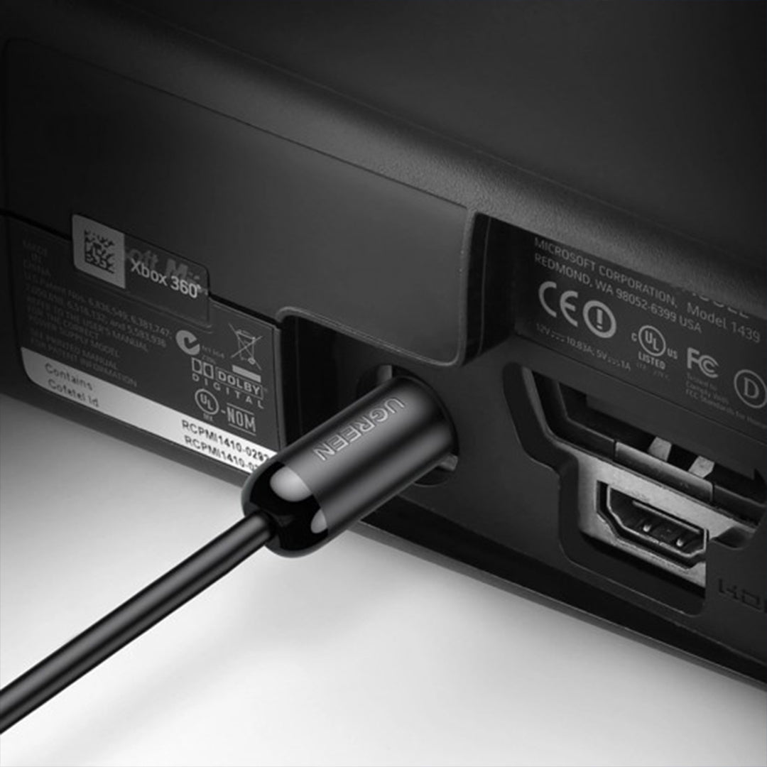 Kabllo Audio Optike Ugreen me Lidhes Toslink/SPDIF, 1m