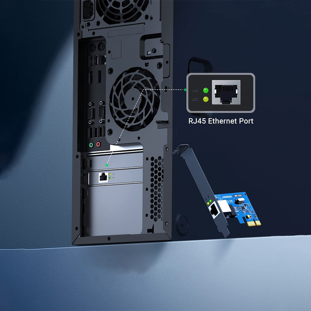 Kartë Rrjeti UGREEN PCI Express 1000Mbps PCIe