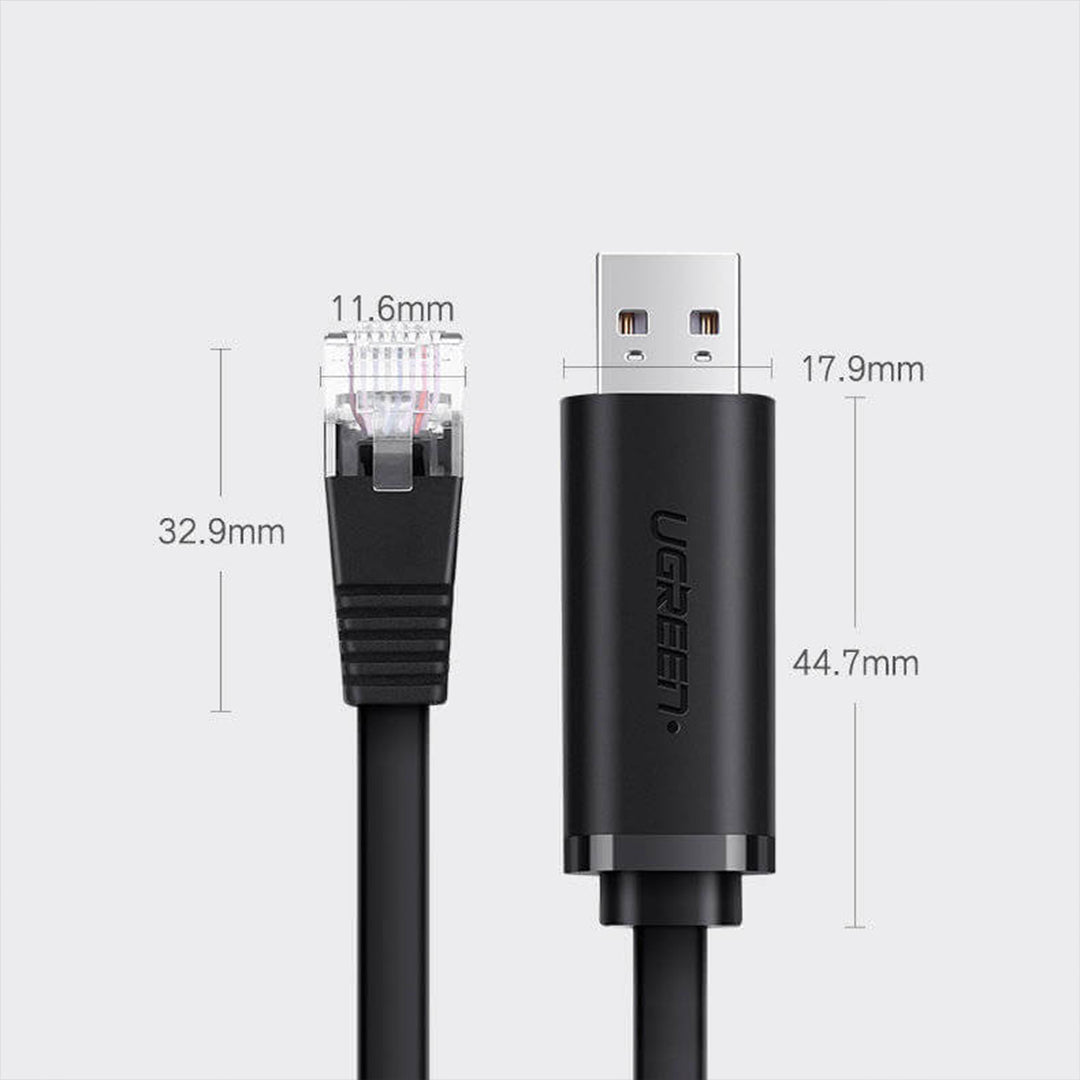 Kabell USB-A Ne RJ45 Ugreen 1.5m/3m