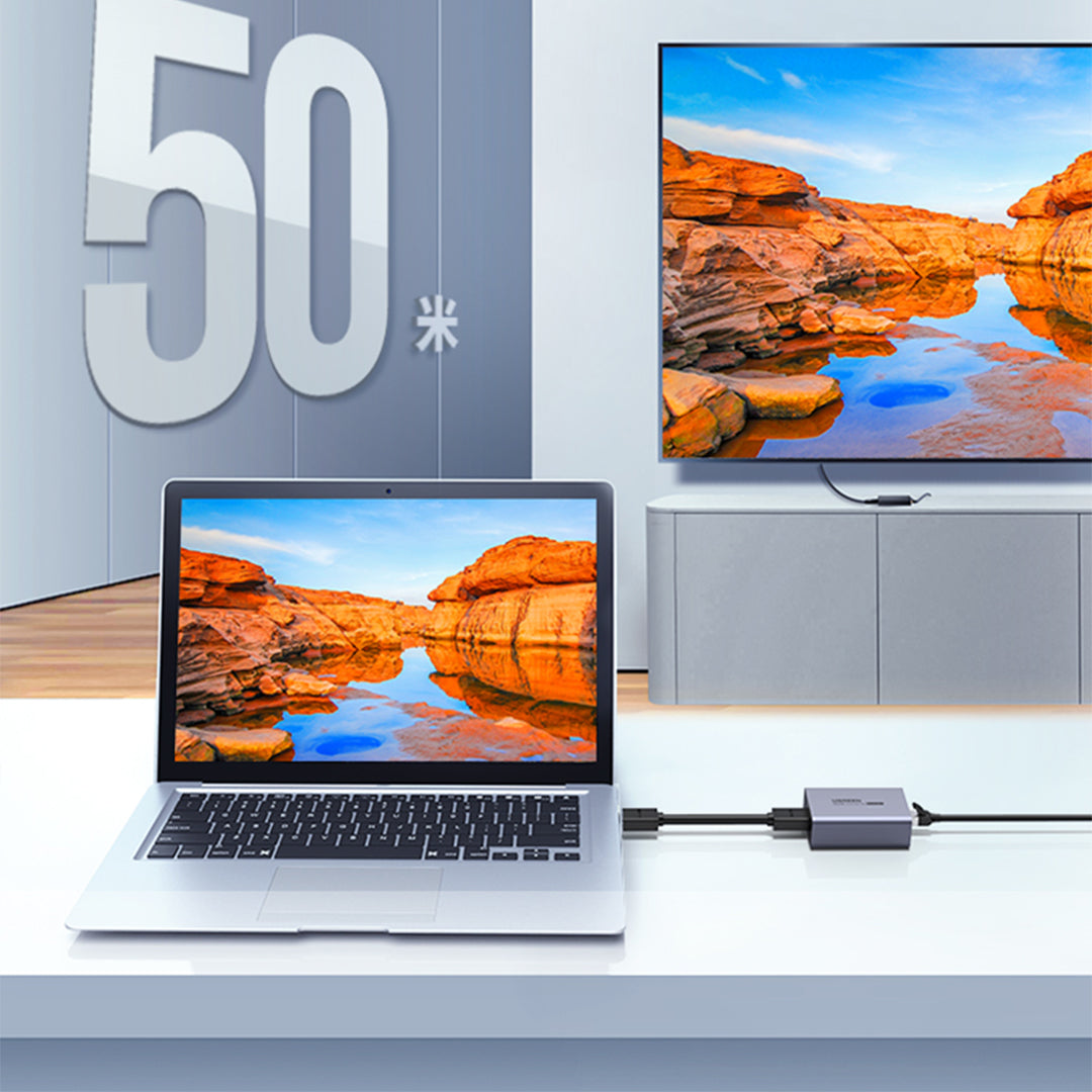 Zgjatues UGREEN HDMI Permes Ethernet Deri Ne 50 Metra