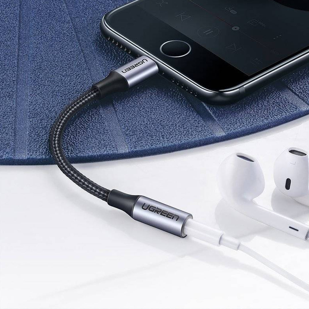 Kabell Nga Lightning Ne Aux 3.5mm Ugreen 10cm