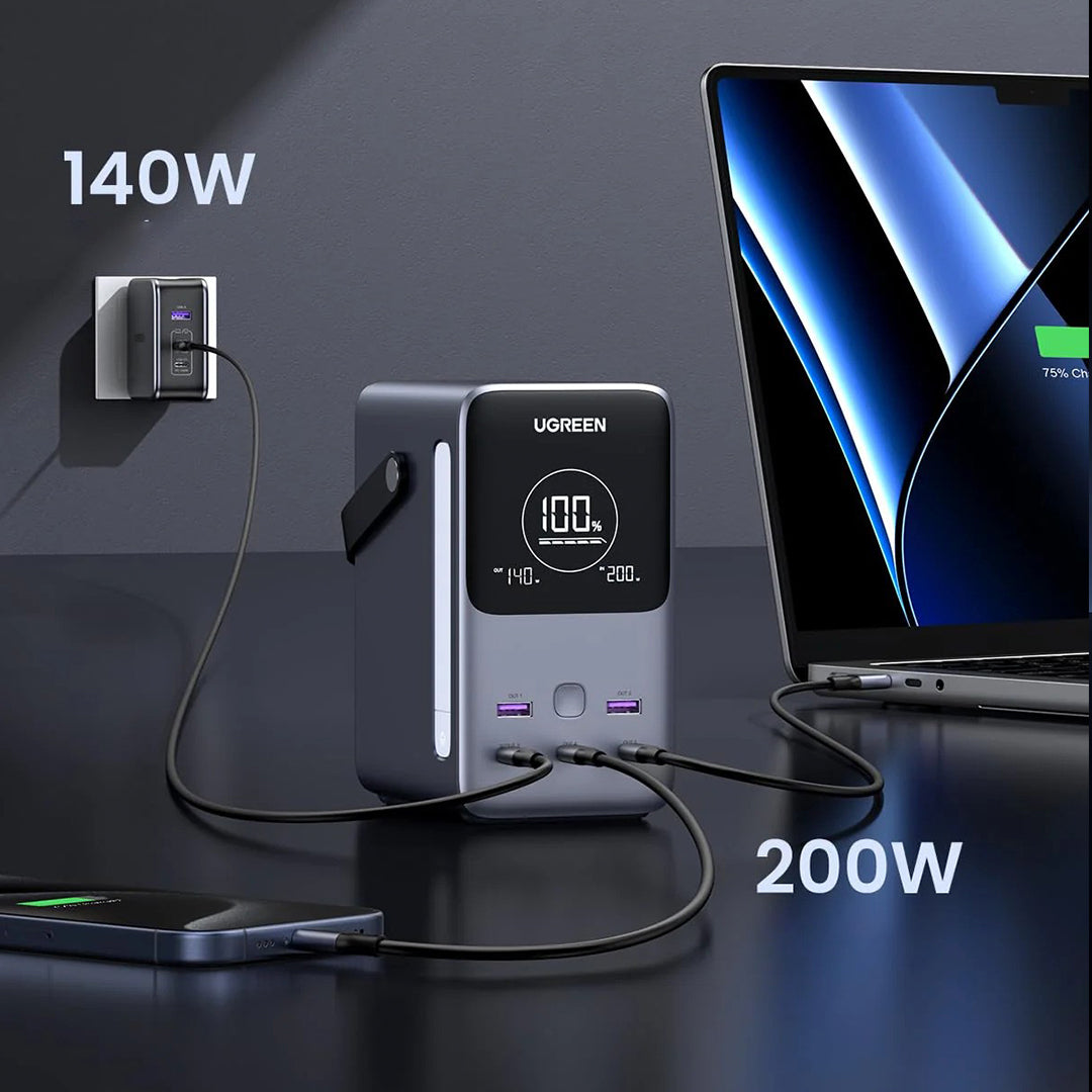 Bateri E Jashtme UGreen Nexode 48'000mAh 300W Me 5 Porta