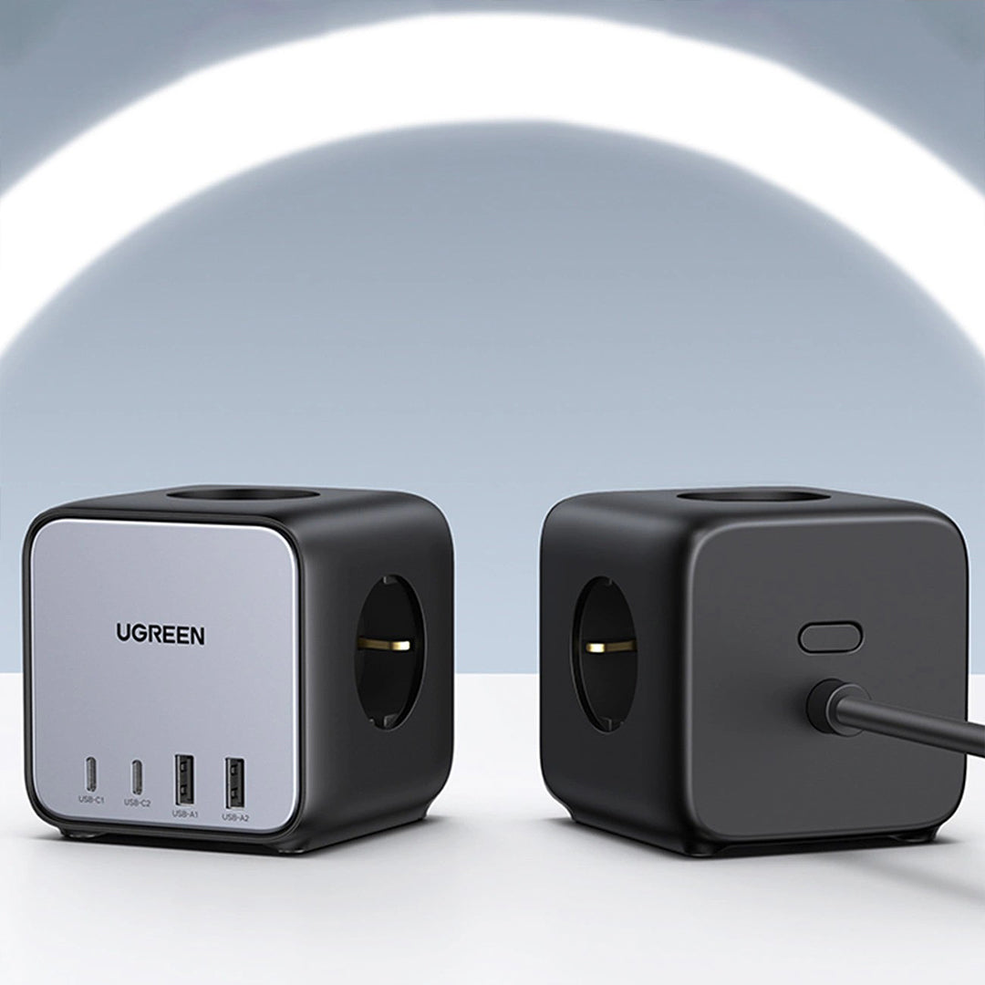 Multiprize 3 Vendeshe Me Porta 2xUSB-A Dhe 2xUSB-C Ugreen