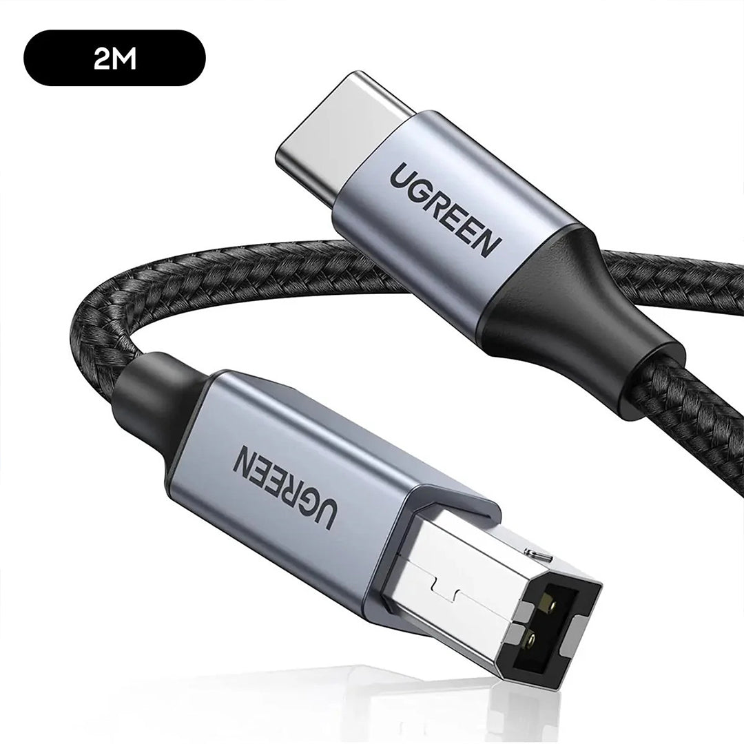 Kabell USB-C (M) Ne USB-B 2.0 (M) 2m Ugreen