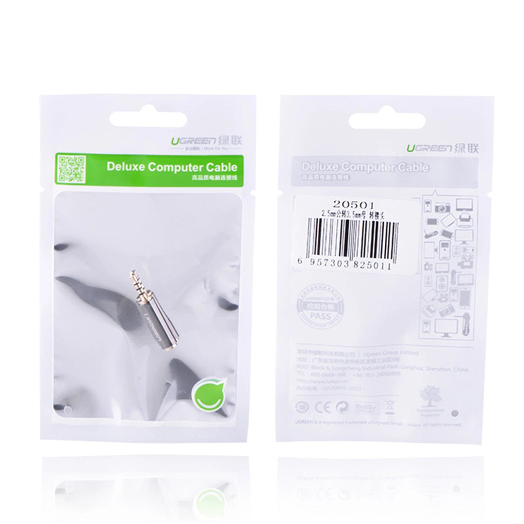 Adaptor Audio 2.5mm (M) Ne 3.5mm (F) Ugreen