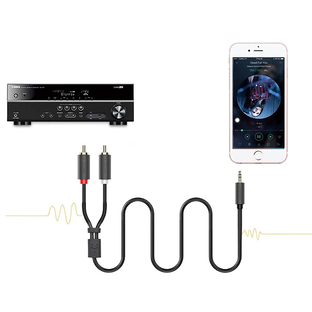 Kabell Audio Ugreen 3.5mm Ne 2RCA (M-M) 1m/ 2m