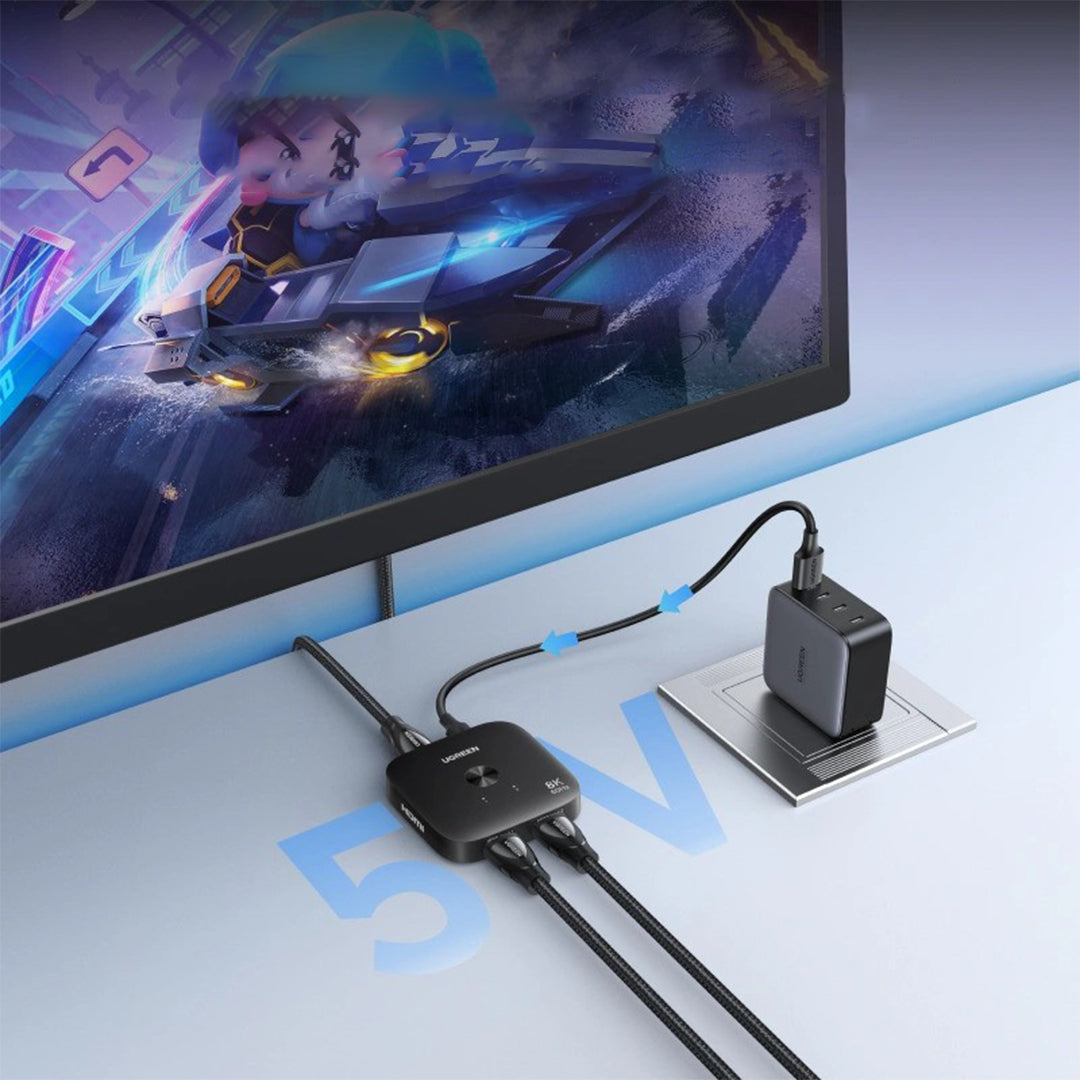 Switch HDMI 2 Ne 1 8K @60Hz Ugreen