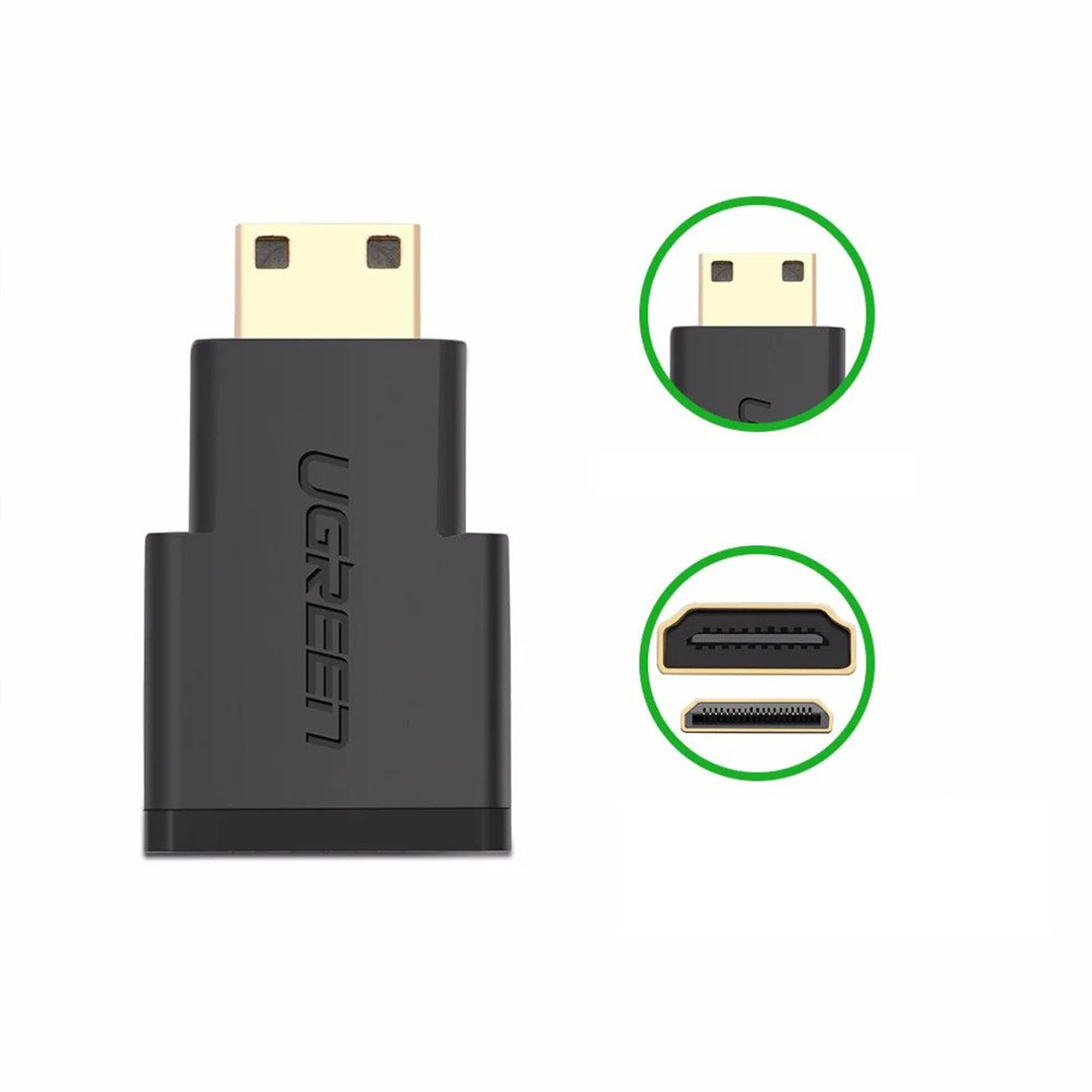 Adaptor Mini HDMI (M) - HDMI (F) Ugreen