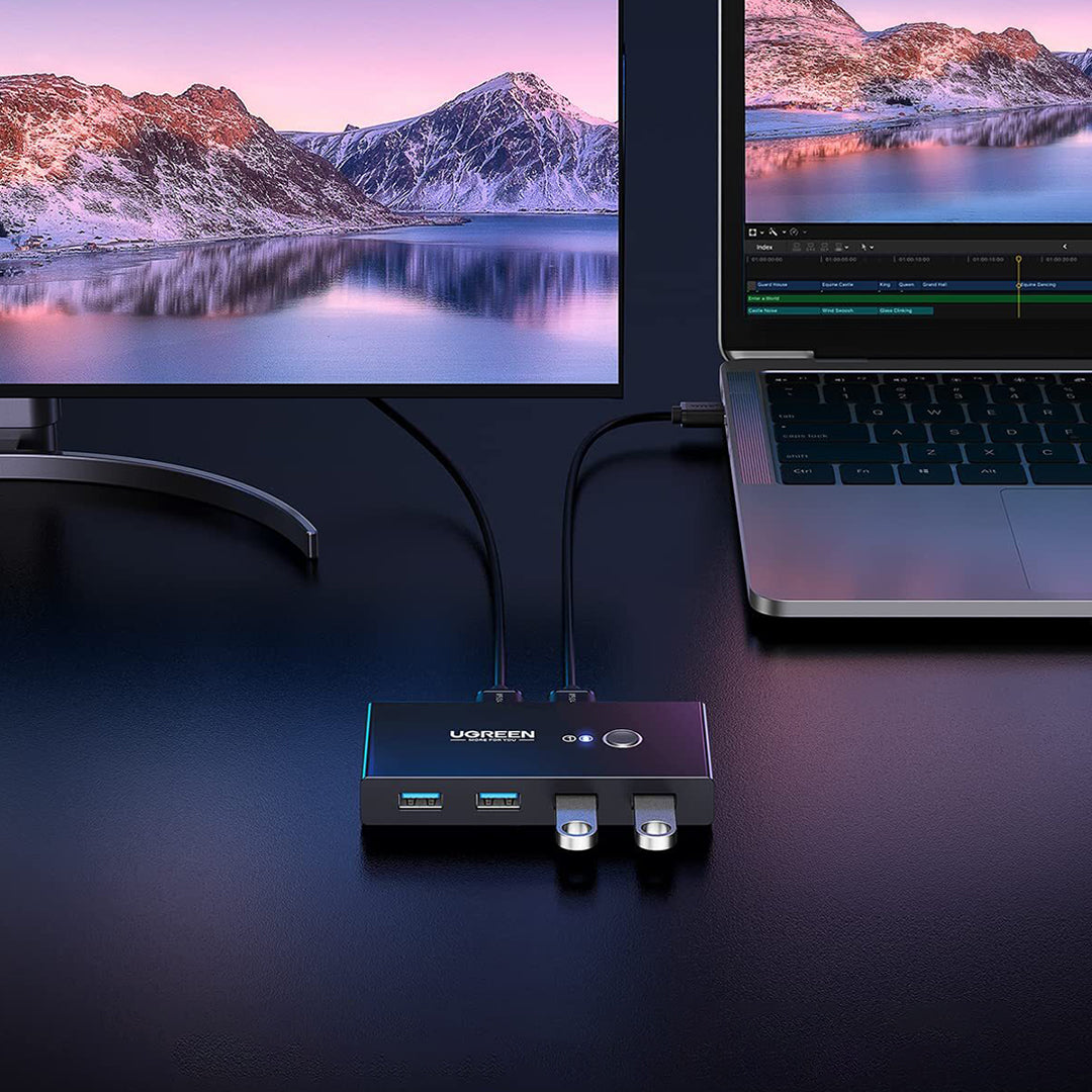 Switch Ugreen Me 4 Porta USB3.0 Per Dy Perdorues