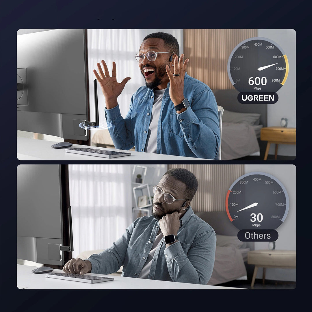 Adaptor Wi-Fi 6 Dual Band AX900 Ugreen