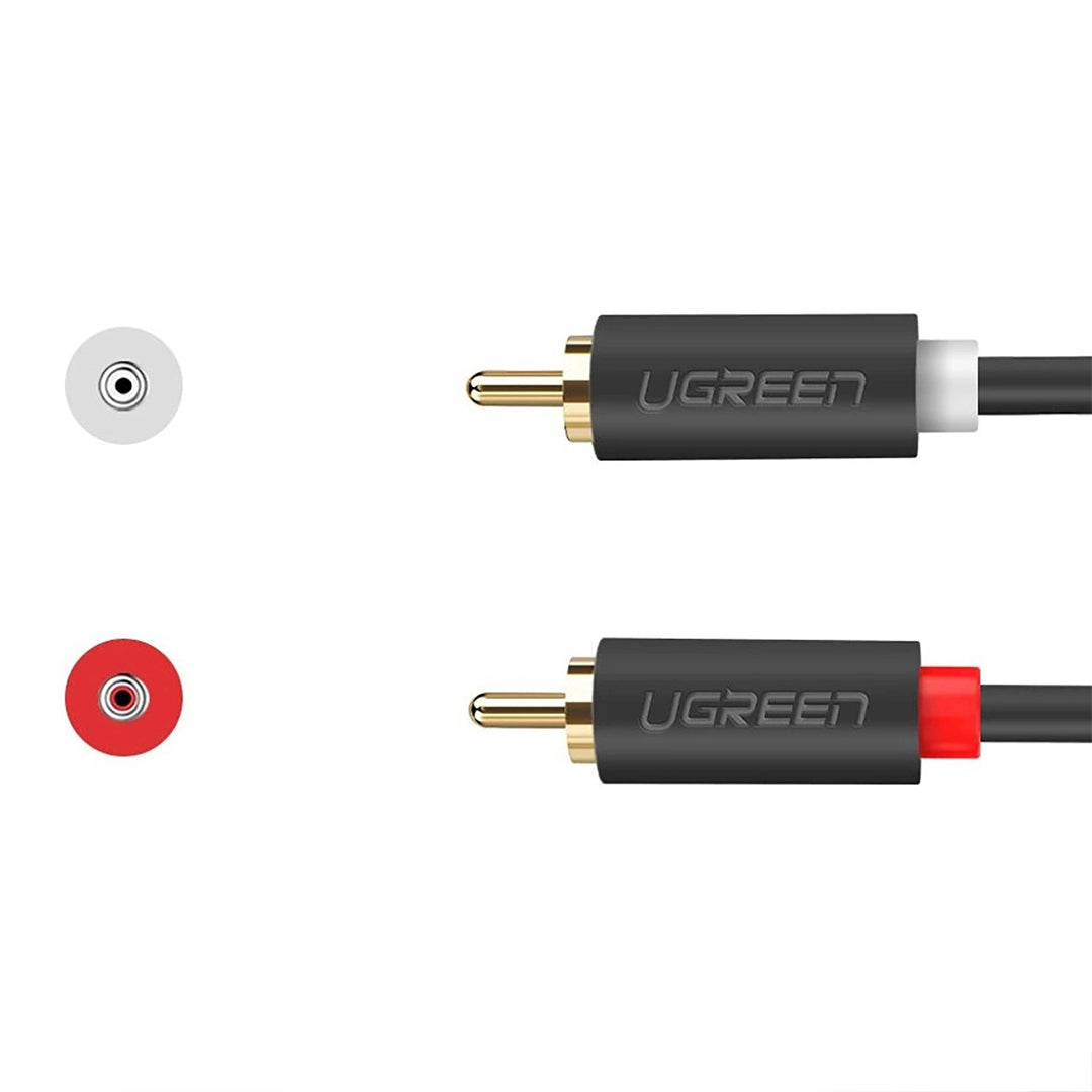 Kabell Audio 2RCA Ne 2RCA (M-M) 3m Ugreen