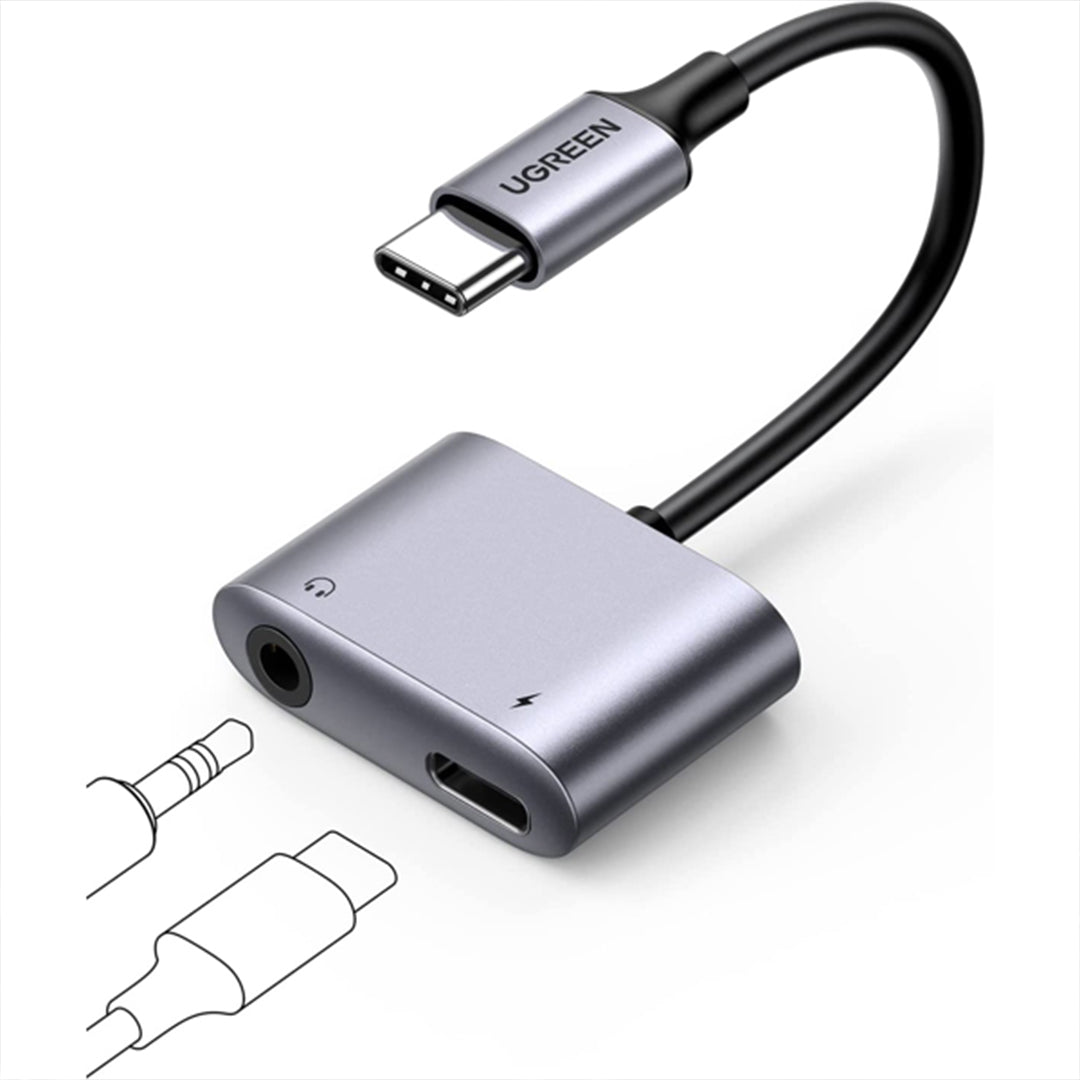 Adaptor Audio USB-C Ne AUX+USB-C Ugreen