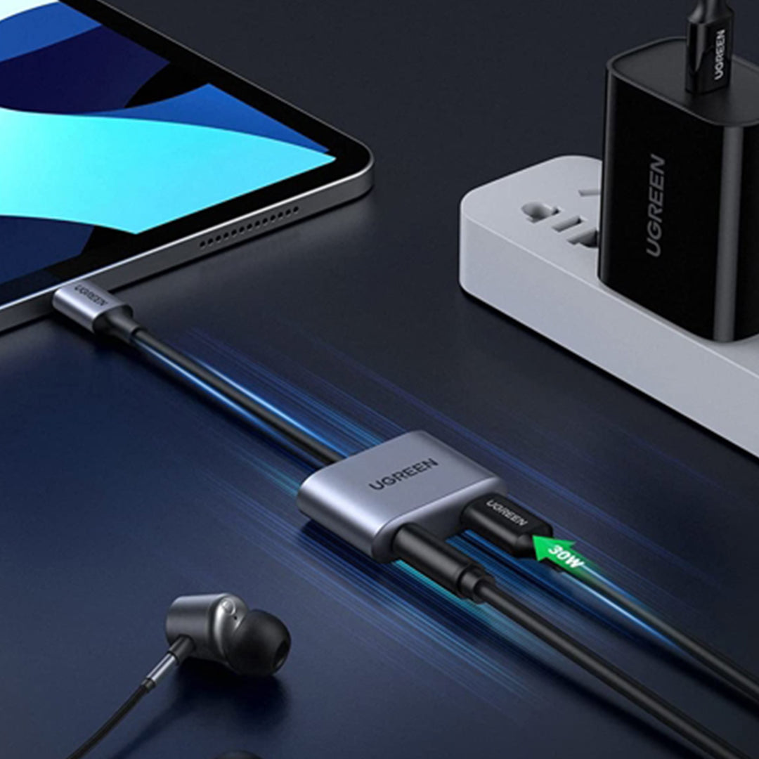 Adaptor Audio USB-C Ne AUX+USB-C Ugreen