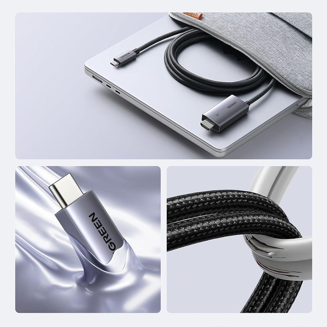 Kabell USB-C (M) Ne HDMI (M) 4K Me Porte PD Ugreen 2m