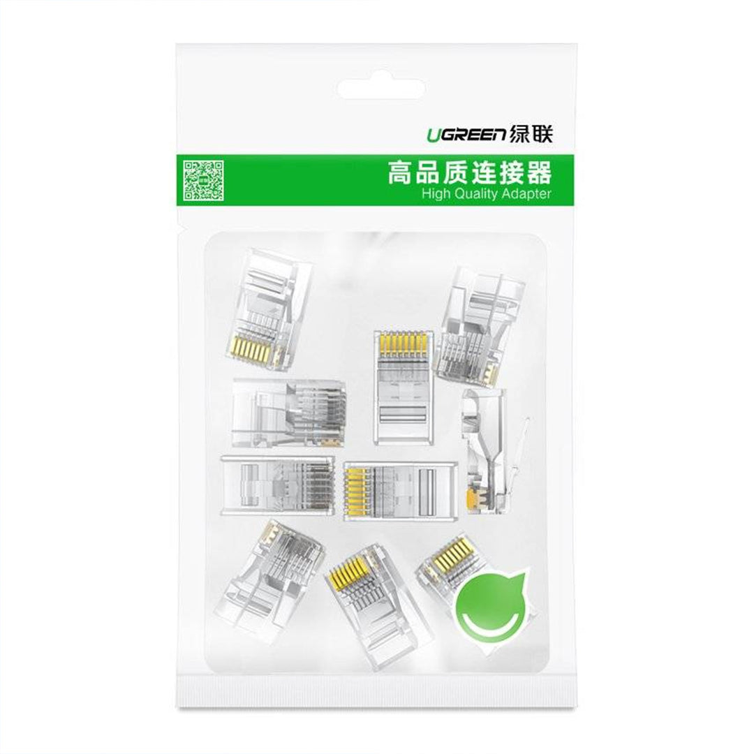 Lidhes RJ45 Cat 6 8P8C Transparent 10pcs Ugreen