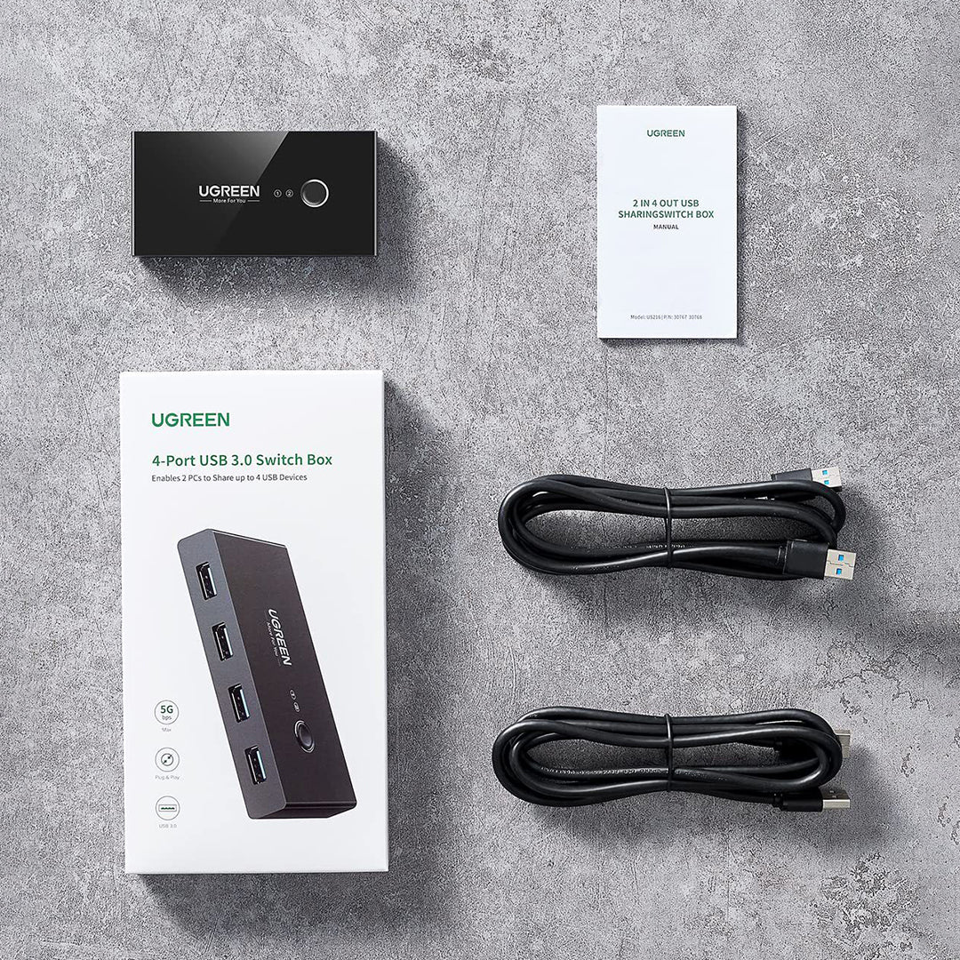 Switch Ugreen Me 4 Porta USB3.0 Per Dy Perdorues