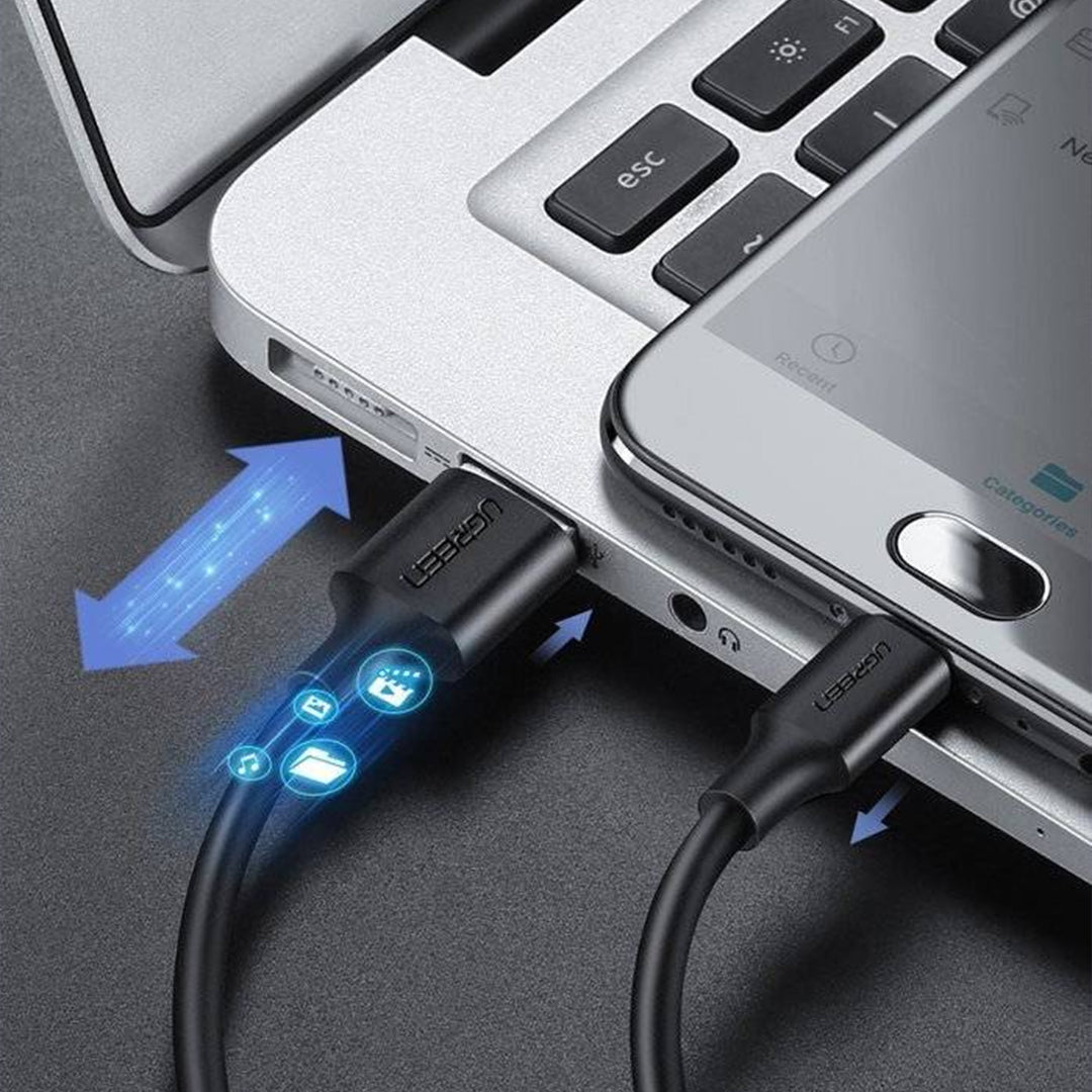 Kabell USB-A Ne Micro USB 2A Max 1m Ugreen