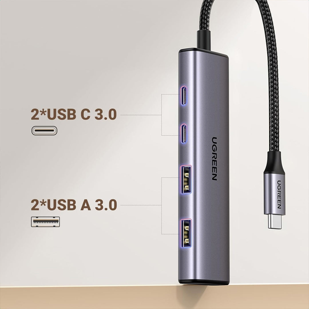 Hub 4 Ne 1 UGreen Me Porta 2xUSB-A + 2xUSB-C 20 cm