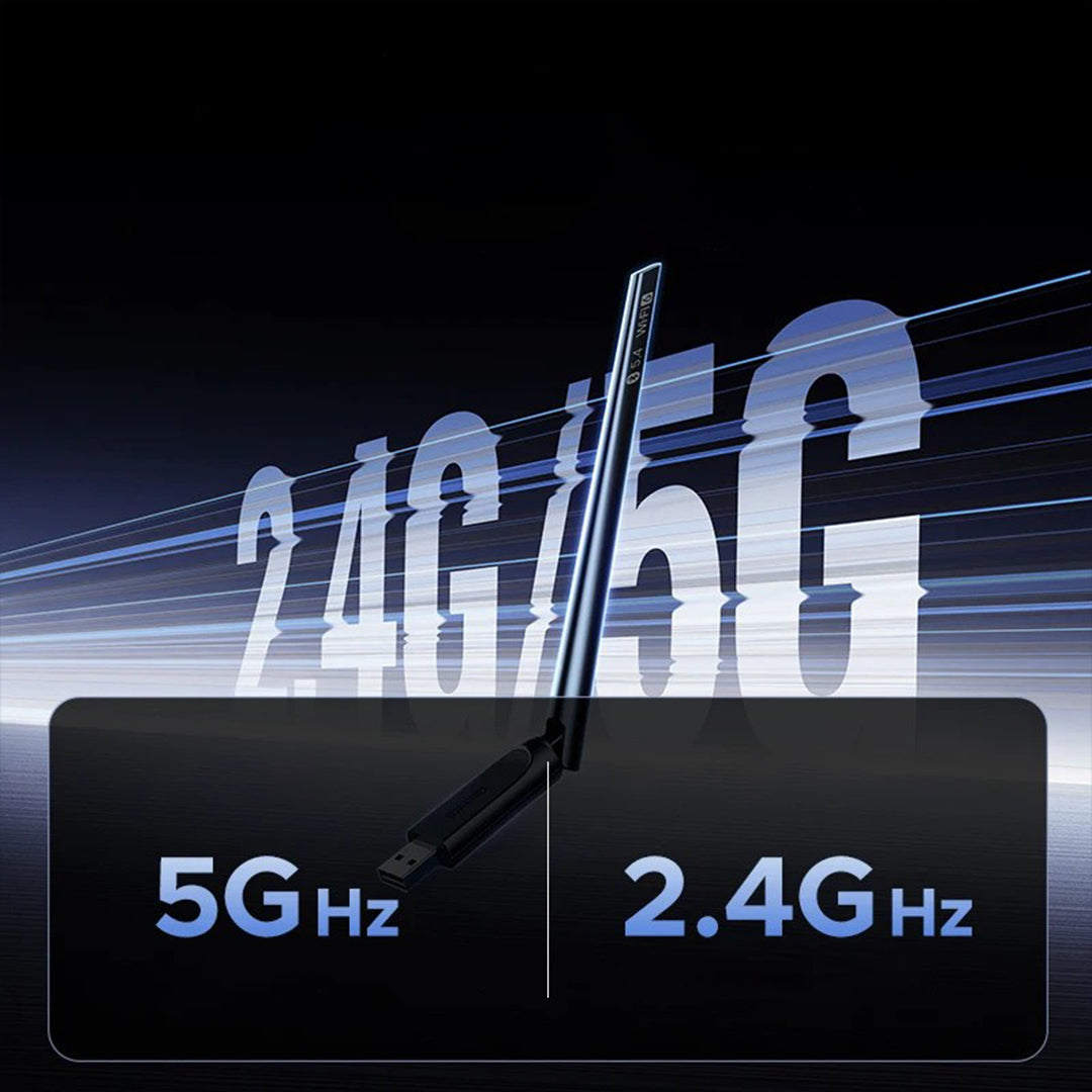 Adaptor Wi-Fi 6 Dual Band Bluetooth 5.4 Ugreen