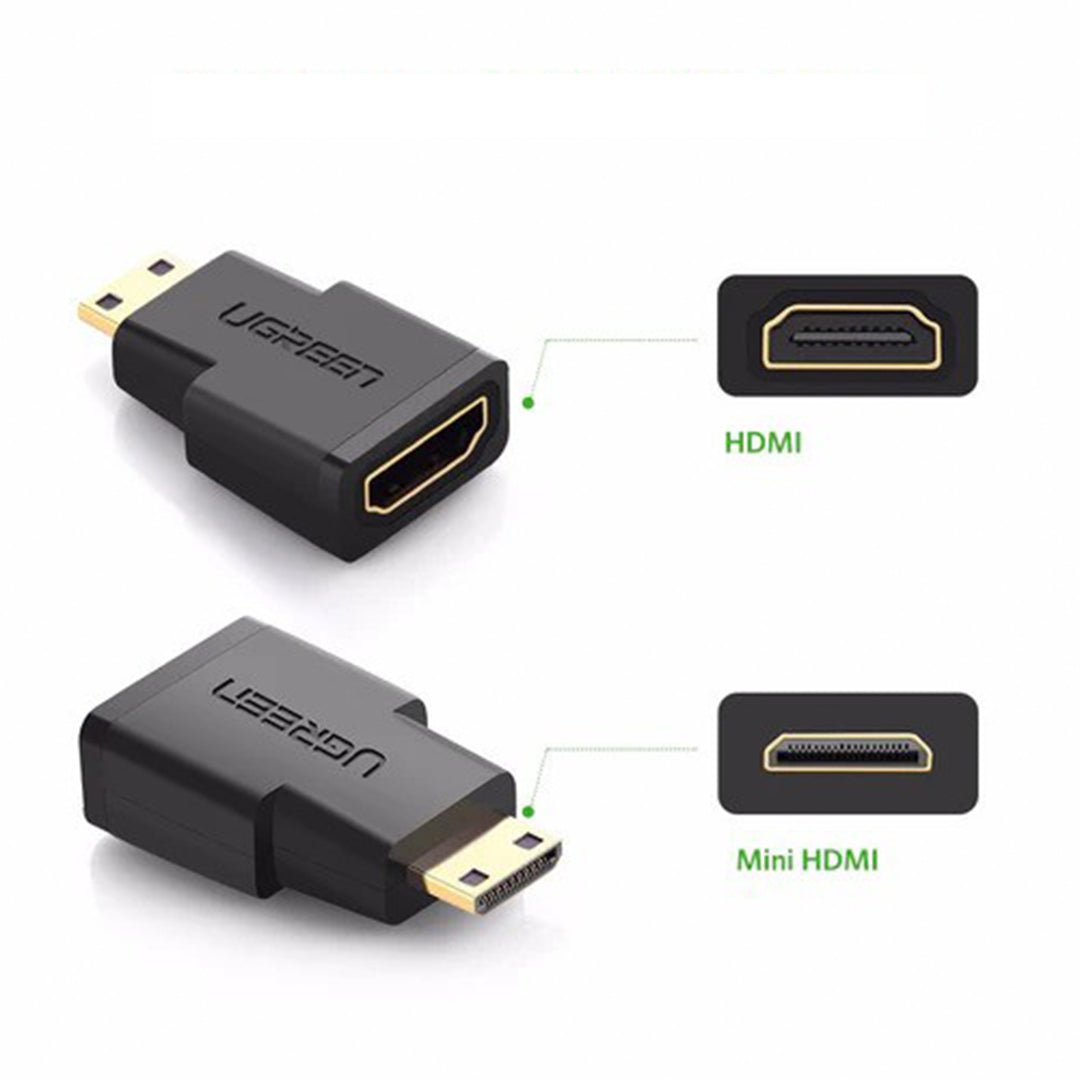 Adaptor Mini HDMI (M) - HDMI (F) Ugreen