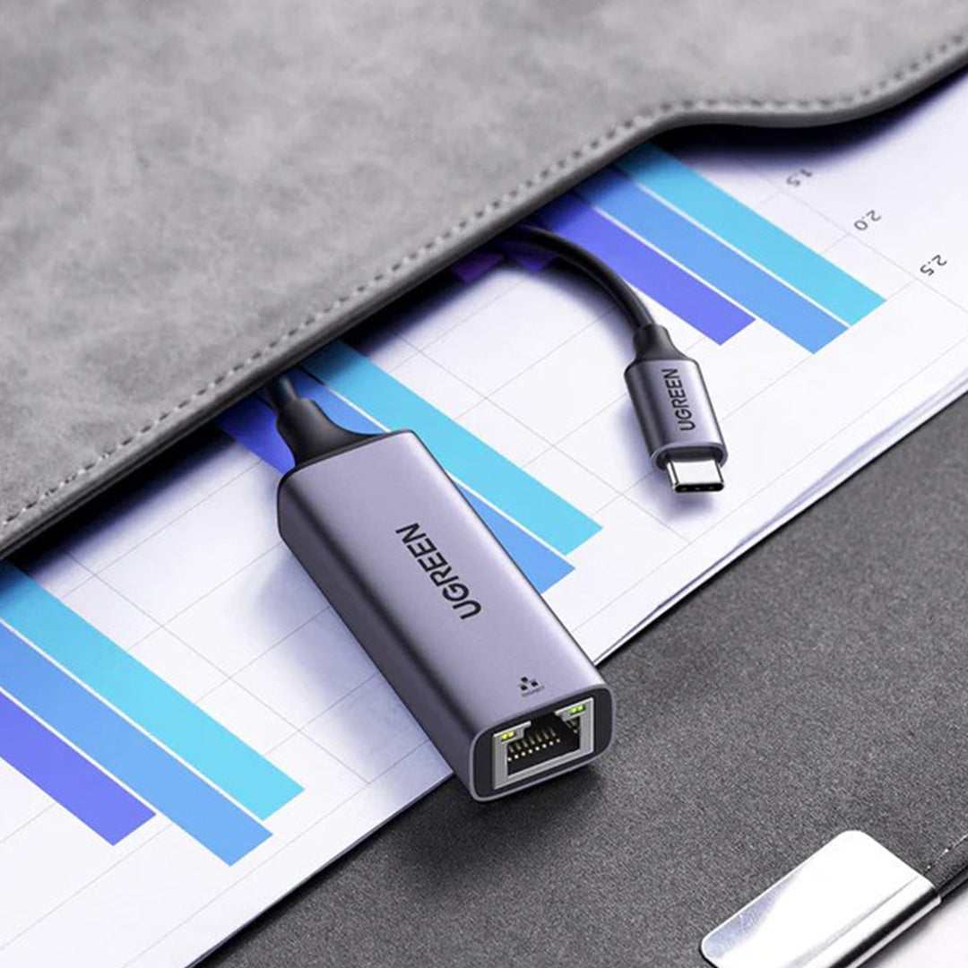Adaptor Interneti Ugreen Nga USB-C Ne Porte Ethernet RJ45