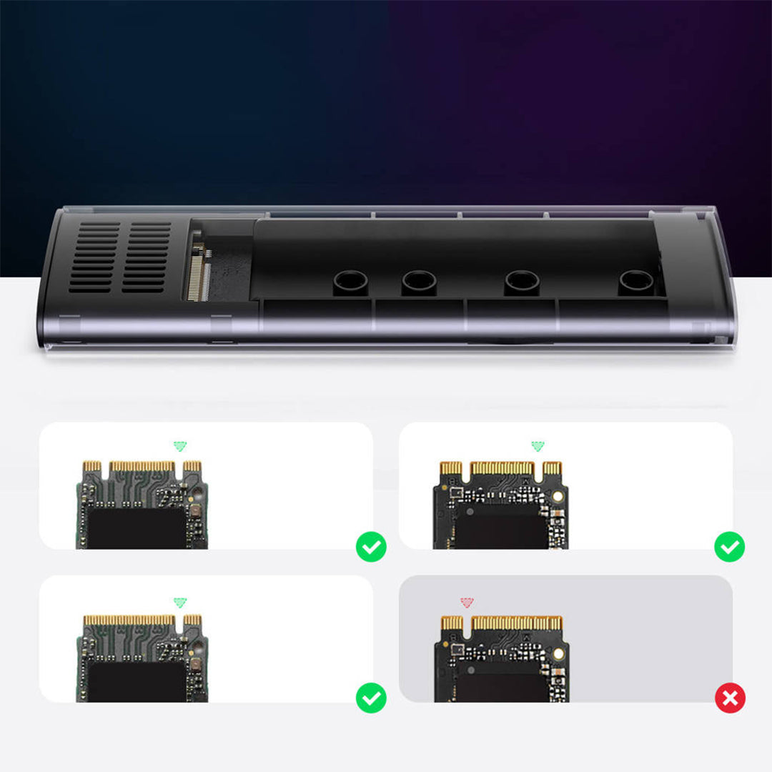 Mbajtese Dhe Lexuese SSD M.2 SATA/NVME Ugreen Me Porte Type-C