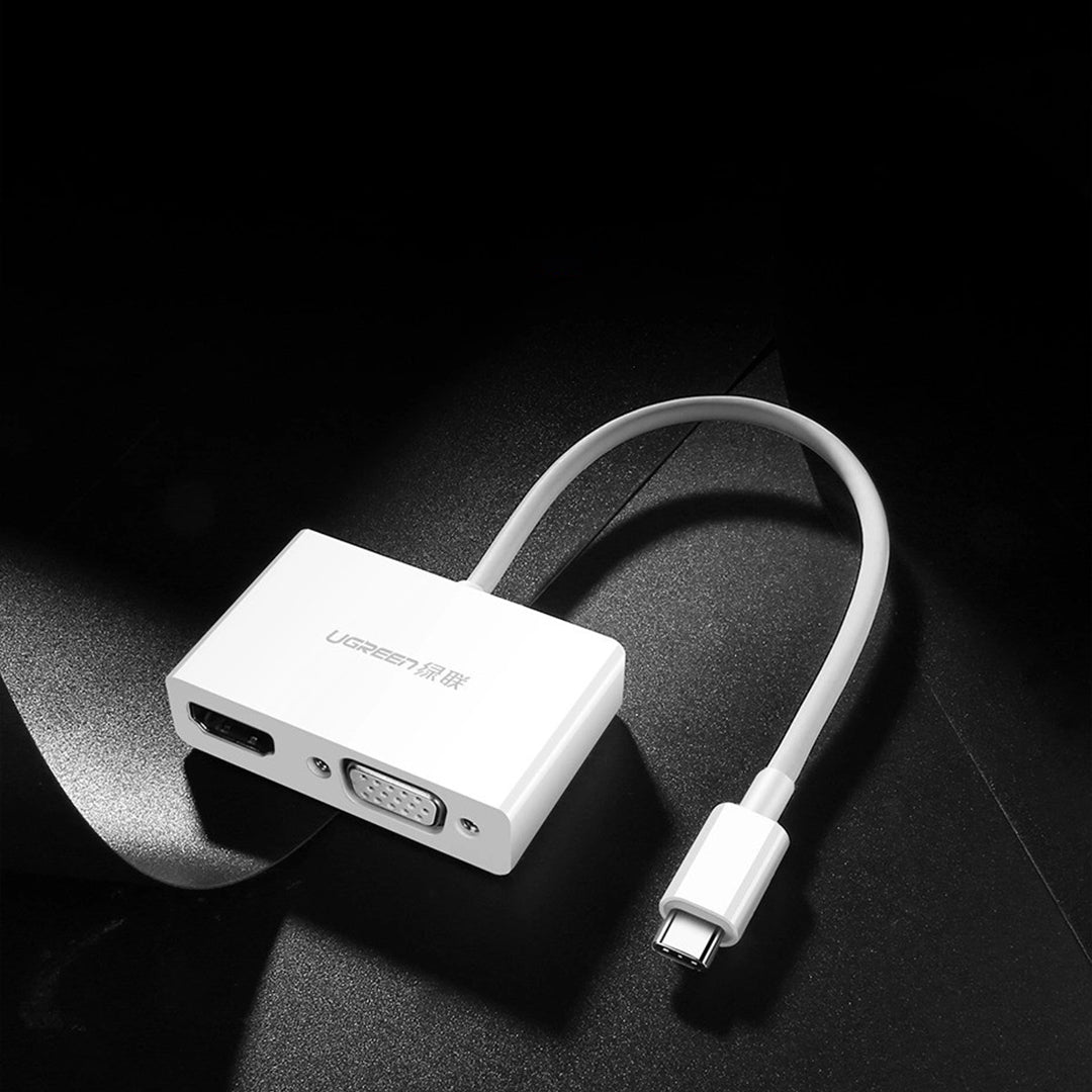 Kabell USB-C (M) Ne HDMI + VGA Ugreen