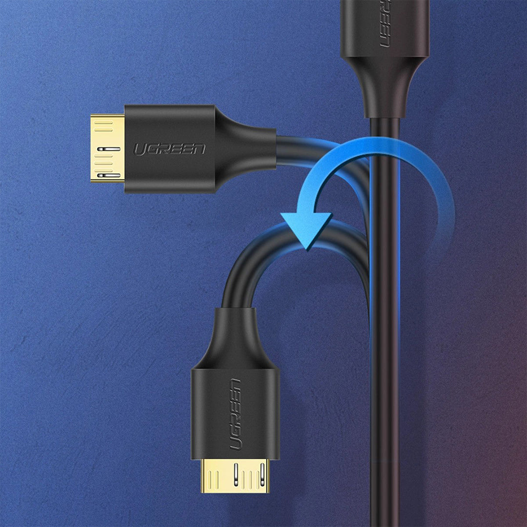 Kabell USB-A 3.0 (M) Ne Micro USB-B (M) Ugreen 2m