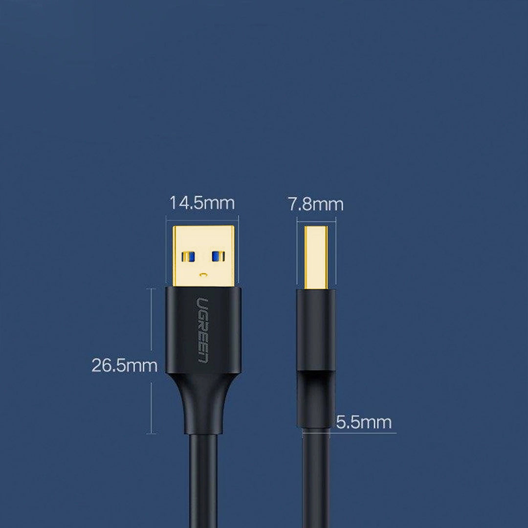 Kabell USB-A 3.0 (M) Ne USB-A 3.0 (M) Ugreen 2m