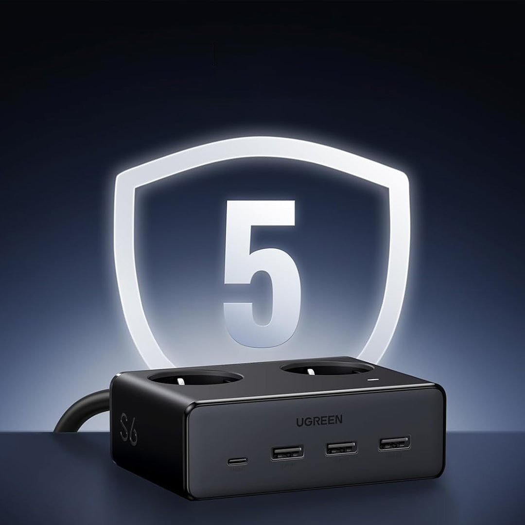Multiprize 2 Vendeshe Me Porta 3xUSB-A Dhe 1xUSB-C Ugreen