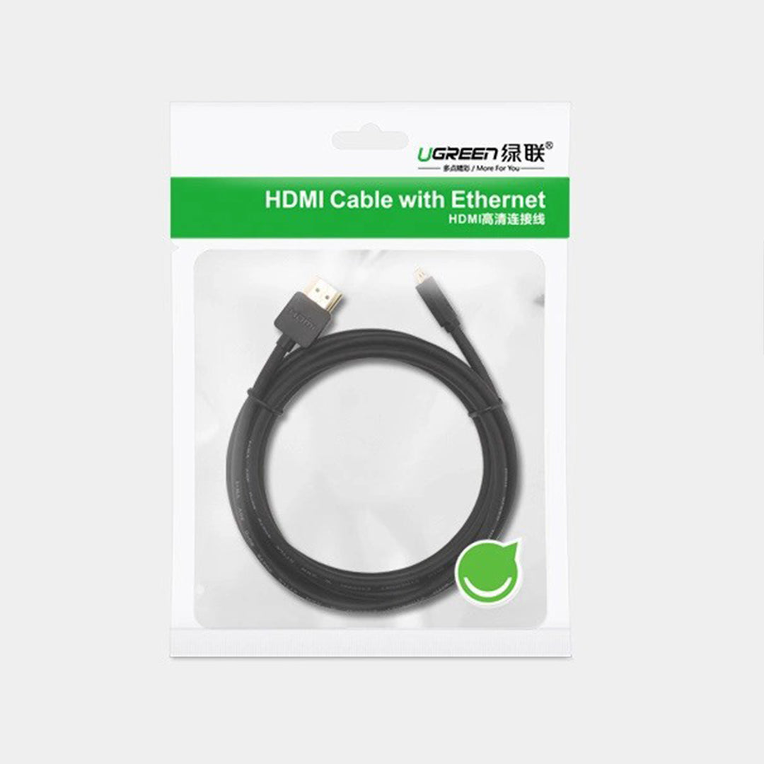 Kabell Micro HDMI 2.0 - HDMI 2.0 4K 1m Ugreen
