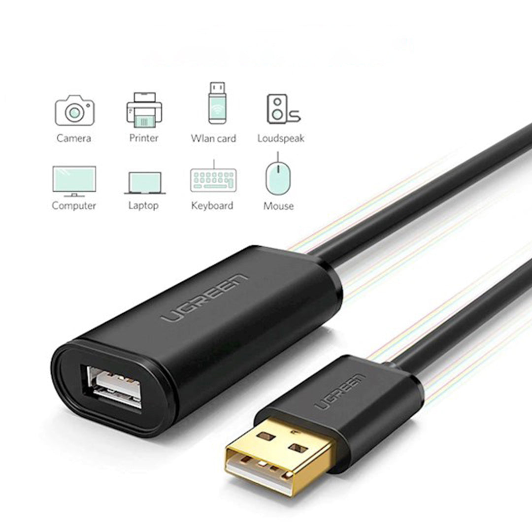 Kabell USB-C (M) Ne USB-C (F) Ugreen 15m