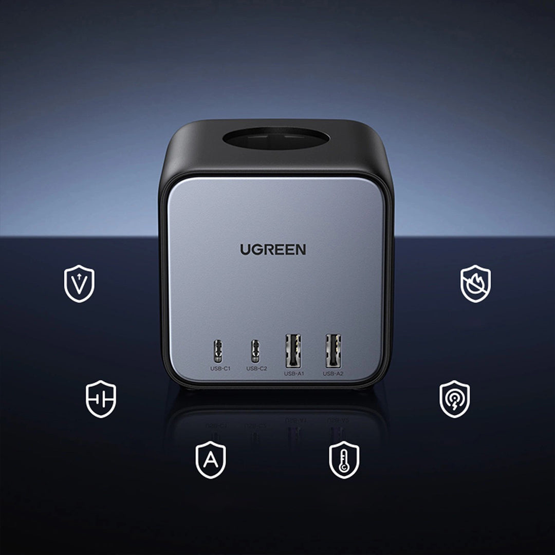 Multiprize 3 Vendeshe Me Porta 2xUSB-A Dhe 2xUSB-C Ugreen
